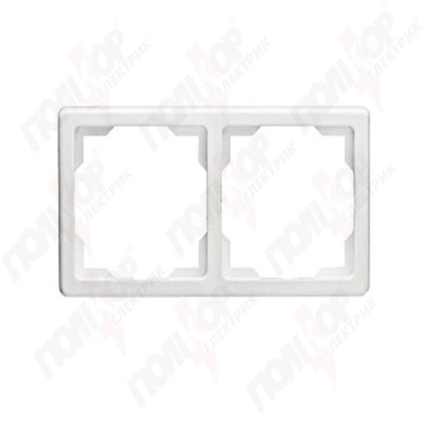 Рамка 2кр. белая ABB Swing(3901J-A00020 B1)