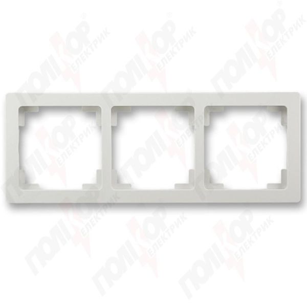 Рамка 3кр. белая ABB Swing(3901J-A00030 B1)
