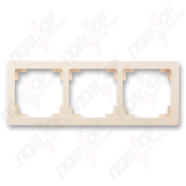 Рамка 3кр. слоновая кость ABB Swing(3901J-A00030 C2)