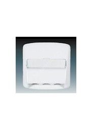 Центр. панель роз. телефон 3-я (боковая)белая АББ Танго(5013A-A00217 B)