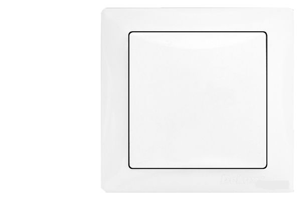 Выкл. WEGA 9021 1-кл., с/у, белый(10040333)