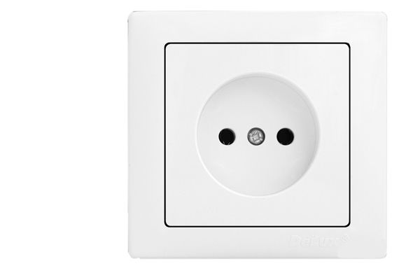 Розетка WEGA 9022 без з/к, с/у, белая(10040349)