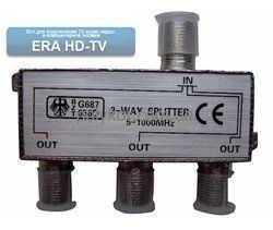 Splitter 3-way Germany HQ 5-1000 MHZ корпус металл, 2-0130(2-0130)