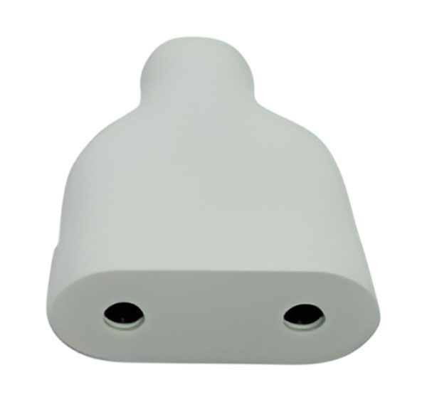 Розетка штепсельная ERKA 2000, 10A, белая плоская(270104)