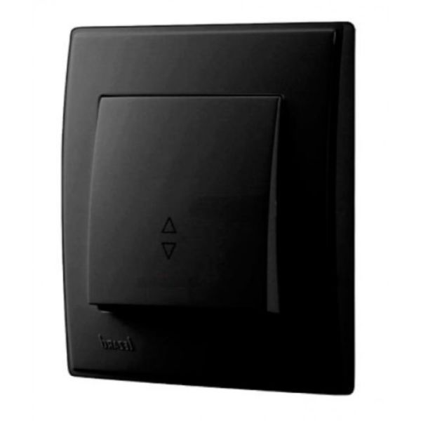 Выключатель 1-кл. проходной Lezard LESYA антрацит(705-4242-105)