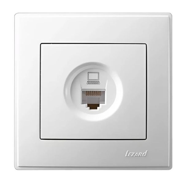 Розетка компьютерная Lezard LESYA белая(705-0202-139)