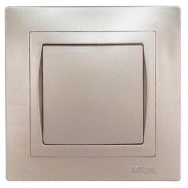 Выключатель 1-кл. Luxel Bravo 5402 антрацит ()(5402)