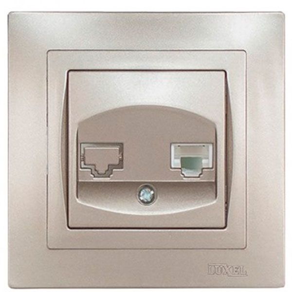 Розетка TF Luxel Bravo 5410 антрацит ()(5410)