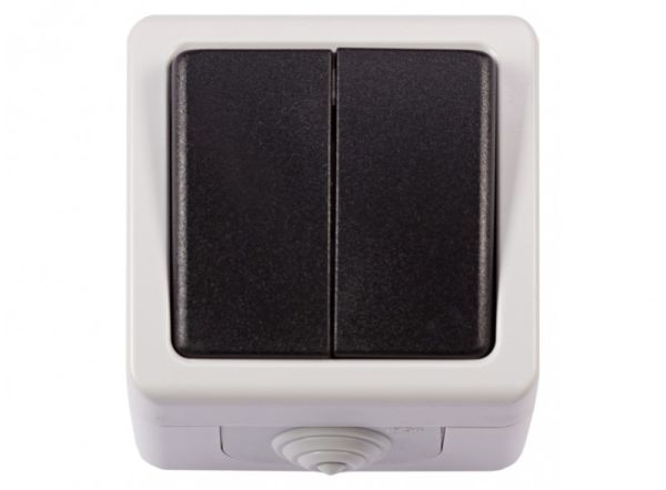 Выключатель 2 кл. наружный Debut 6503(6503)