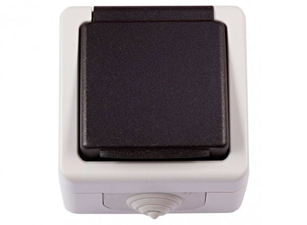 Розетка с зк наружная Debut 6511(6511)