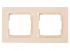 Рамка 2М горизонтальна LUXEL JAZZ крем 9322(9322)
