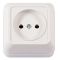 Розетка без з/к Luxel Opera 2001 н/у біла(2001)