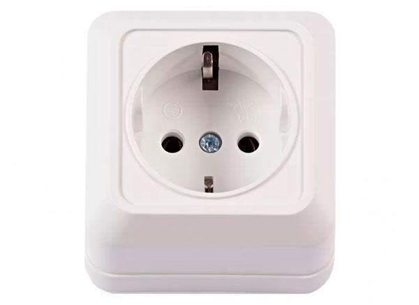 Розетка з з/к Luxel Opera 2004 н/у біла(2004)