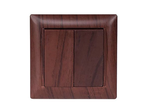 Вимикач 2-кл. Luxel Primera 3903 вишня(3903)