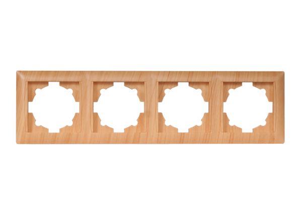 Рамка 4-я гориз. Luxel Primera 3824 сосна(3824)