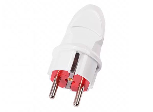 Вилка з з/к пряма Luxel 1002 біла(1002)