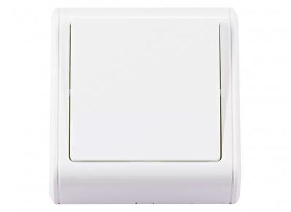 Вимикач 1кл. Luxel Miniature 2052 білий кераміка(2052)