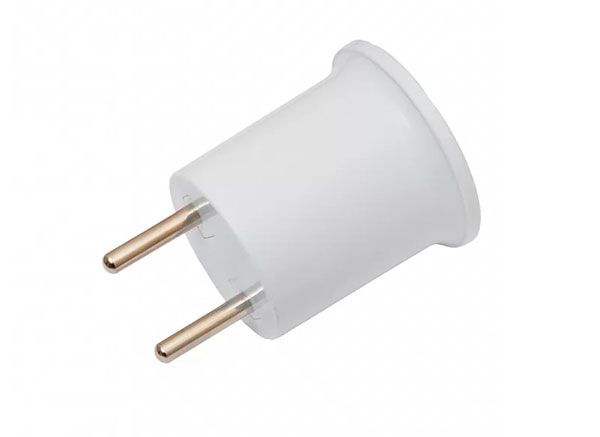 Перехідник Luxel 1037 вилка - патрон Е27(1037)