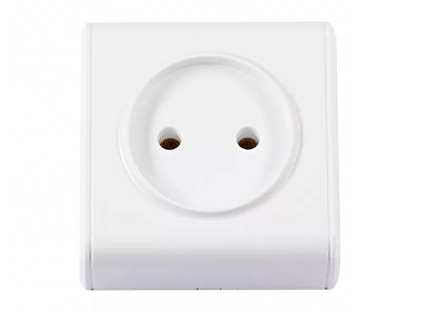 Розетка накладна без з/к Luxel Miniature 2051К біла кераміка(2051К)