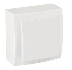 Выключатель 1-кл. н/у 26111001 Nilson Themis белый (12шт/уп)(26111001)