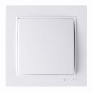 Выключатель 1-кл. 27111001 Nilson Thor белый ()(27111001)