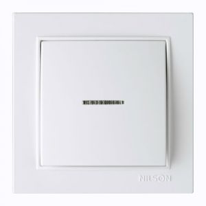 Выключатель 1-кл. с подсветкой 27111002 Nilson Thor белый дивитись 035400003(27111002)