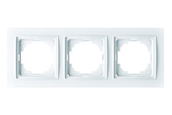 Рамка 3М универсальная 27110093 Nilson Thor белая(27110093)