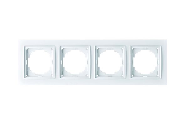 Рамка 4М универсальная 27110094 Nilson Thor белая(27110094)
