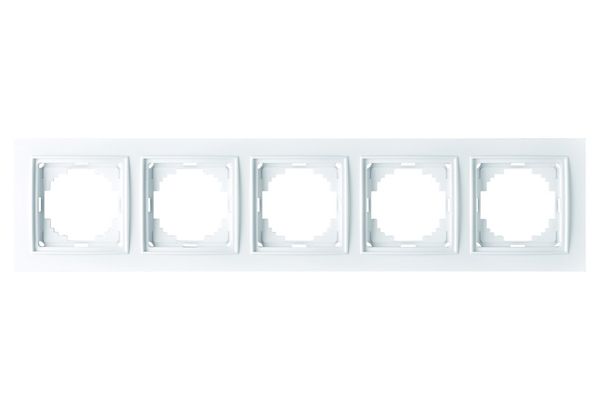 Рамка 5М универсальная 27110095 Nilson Thor белая(27110095)