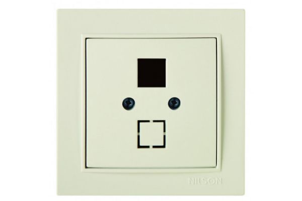 Розетка PC без модуля 27121042 Nilson Thor крем(27121042)