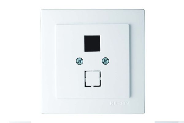 Розетка PC без модуля 24111042 Nilson Touran белая (12 шт/уп)(24111042)