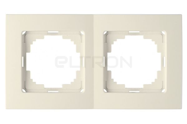 Рамка 2М универсальная 24120092 Nilson Touran крем ()(24120092)