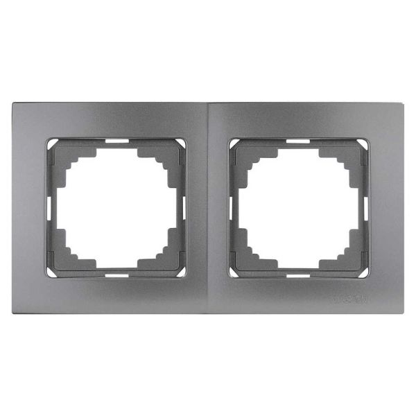 Рамка 2М универсальная 24160092 Nilson Touran антрацит ()(24160092)