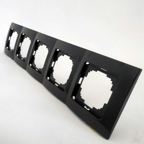 Рамка 5М универсальная 24220095 Nilson Touran чорная (ЧП)(24220095)