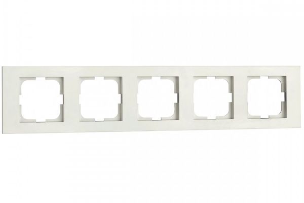 Рамка 5М GRANO белая 400010000250 ()(400010000250)
