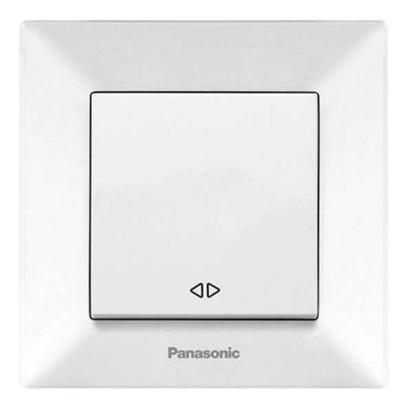 Вимикач 1-кл. перехрестний Panasonic Arkedia Slim біл. 0005-2WH (ЧП)(0005-2WH)