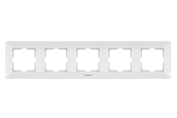 Рамка 5-я гориз. Panasonic Arkedia Slim бел. 0805-2WH (ЧП)(0805-2WH)