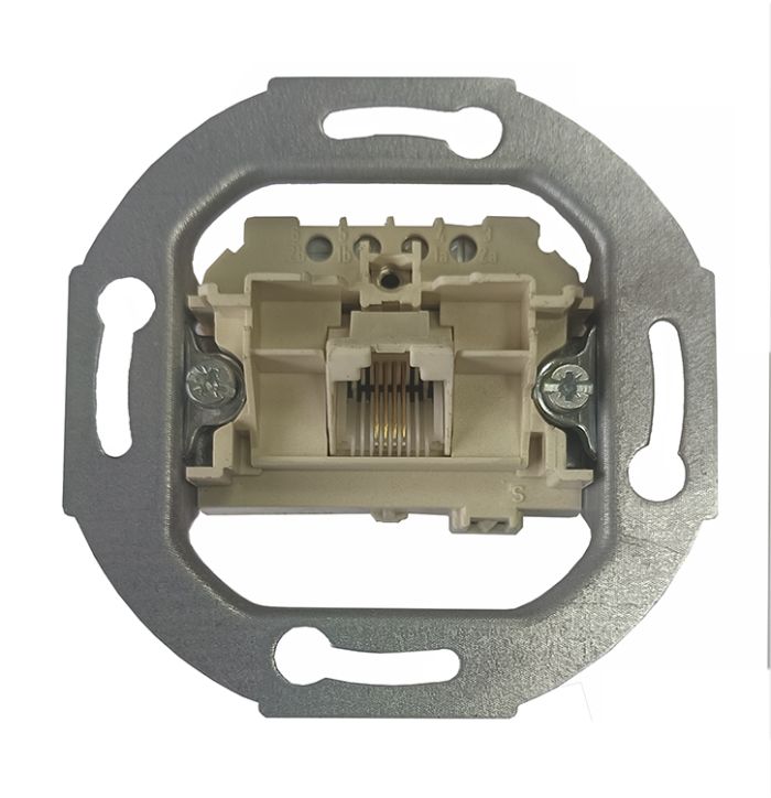 Механізм телекомуникаційної розетки TF Prodax Classic(Pid-4(4)kb2)