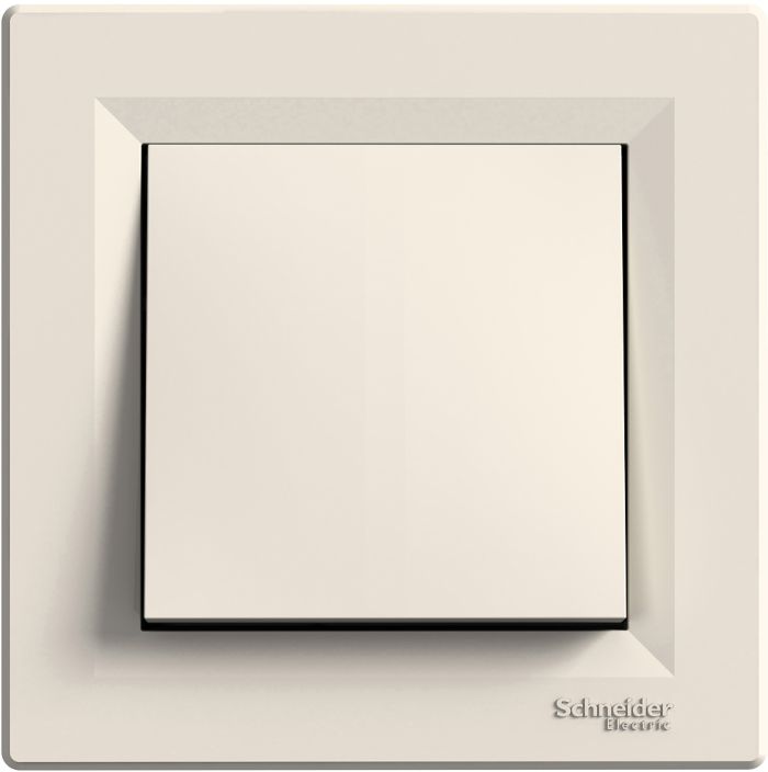 Вимикач 1 кл.  EPH0100123  ASFORA крем Schneider Electric(EPH0100123)