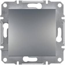 Выключатель 1 кл. EPH0100162 ASFORA сталь Schneider Electric(EPH0100162)