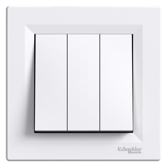Выключатель 3 кл. EPH2100121 ASFORA белый Schneider Electric(EPH2100121)