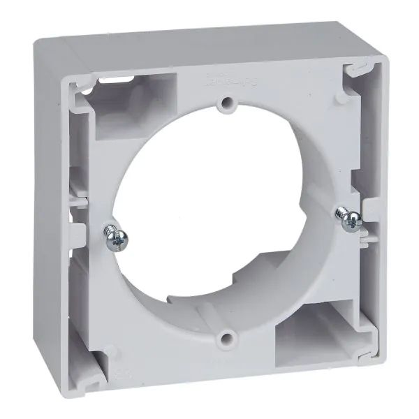 Коробка для внешнего монтажа одиночная EPH6100121 ASFORA белый Schneider Electric(EPH6100121)