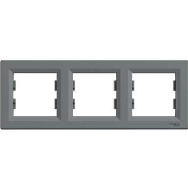 Рамка 3-местная гор  EPH5800362 ASFORA сталь Schneider Electric(EPH5800362)