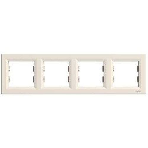 Рамка 4-местная гор  EPH5800423 ASFORA крем Schneider Electric(EPH5800423)