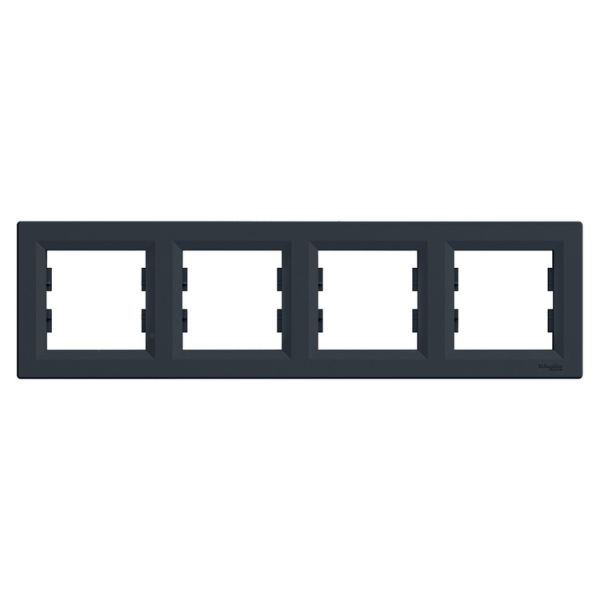 Рамка 4-местная гор  EPH5800471 ASFORA антрацит Schneider Electric(EPH5800471)