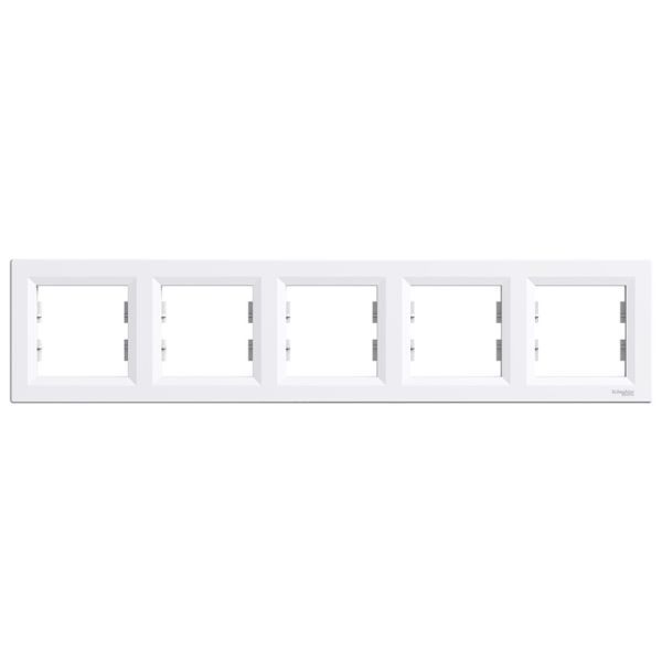 Рамка 5-местная гор  EPH5800521 ASFORA белый Schneider Electric(EPH5800521)