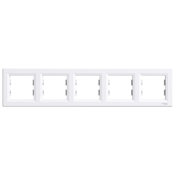 Рамка 5-местная гор  EPH5800521 ASFORA белый Schneider Electric(EPH5800521)