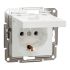 Розетка с з/к с крышкой EPH3170121 ASFORA белый Schneider Electric БЕЗ РАМКИ!(EPH3170121)
