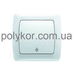 Выключатель 1-кл. прох. 90561004 VI-KO CARMEN белый(90561004)