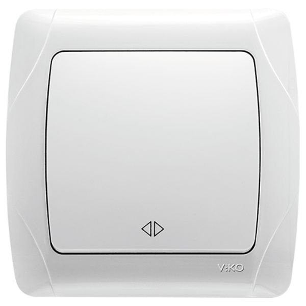 Вимикач 1-кл. реверсійний 90561031 VI-KO CARMEN білий(90561031)